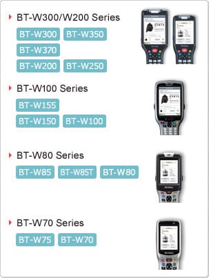 [BT-W300/W200 Series]BT-W300/BT-W350/BT-W370/BT-W200/BT-W250 [BT-W100 Series]BT-W155/BT-W150/BT-W100 [BT-W80 Series]BT-W85/BT-W85T/BT-W80 [BT-W70 Series]BT-W75/BT-W70