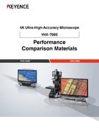 4K Ultra-High-Accuracy Microscope Performance Comparison Materials VHX-5000 vs VHX-7000