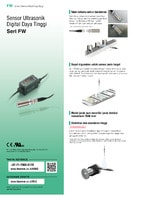 Seri FW Sensor Ultrasonik Digital Daya Tinggi Katalog