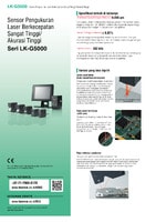 Seri LK-G5000 Sensor Pengukuran Laser Berkecepatan Sangat Tinggi/Akurasi Tinggi Katalog