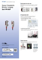 Seri PR-M/F Sensor Fotoelektrik Miniatur Lengkap Katalog