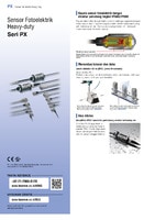 Seri PX Sensor Fotoelektrik Heavy-duty Katalog
