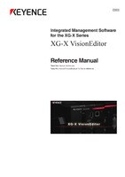 XG-X Series XG-X VisionEditor Reference Manual