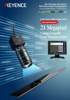 CV-X200 Sistem Pemrosesan Gambar Berkecepatan Sangat Tinggi, dengan Multi Kamera, Berkinerja Tinggi Kamera pendukung 21 juta piksel Katalog