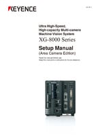 XG-8000 Series Setup Manual Area Camera Edition