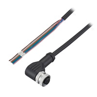 OP-88898 - Kabel kawat sambungan standar M12 berbentuk L 10 m PVC