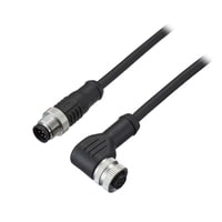 OP-88992 - Kabel koneksi FR Konektor betina M12 8 pin-Konektor jantan M12 5 pin PVC 5 m