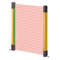 GL-VZ79FP - Unit Utama, Tipe Proteksi-jari, 79 Sumbu Optik PNP