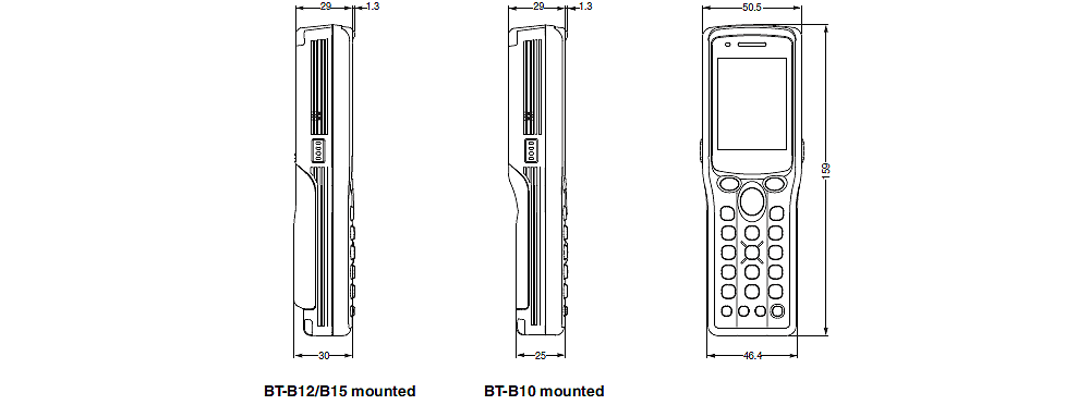 BT-1000/SERIES Dimension
